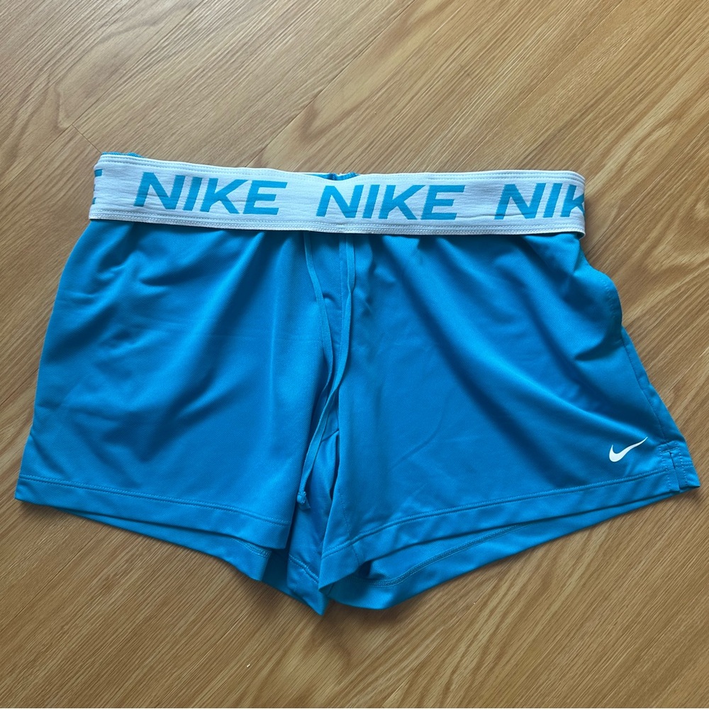 Nike Women's Vibrant Blue Athletic Shorts